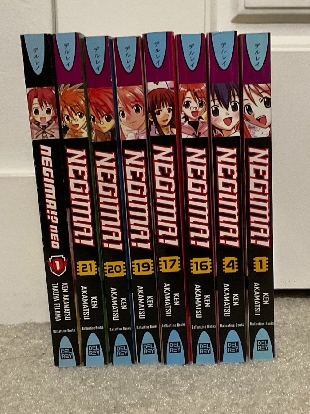 ENGLISH Negima Manga - Vols 1, 4, 16, 17, 19, 20, 21 + Neo Vol 1